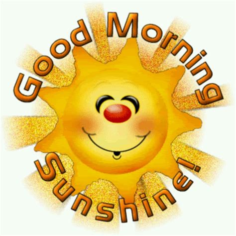 images of good morning sunshine